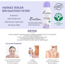 Emotion 2 Adet Detox Floral Kadın Deodorant Sprey 150 ml