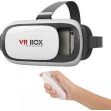 Alışveriş Zamanı Cyber 3.0 Vr Box Virtual Reality 3D Sanal Gerçeklik Gözlüğü + Bluetooth Kumanda