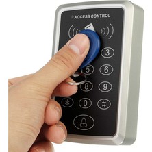 Rfıd Şifreli Kapı Kilidi Kartlı Geçiş Kontrol Göstergeç Sistemi + 20 Adet Tag Manyetik Anahtarlık
