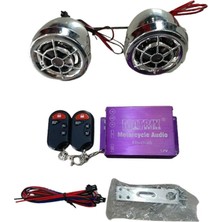 Monero Motosiklet Mp3 Player+Alarm Bluetooth Özellikli Nikel