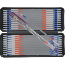 Ekoset Gümüş Deri Kalemi ve 50 Adet Kalem Içi