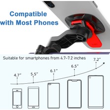 Xcspace Bisiklet Elektrikli Araç Motosiklet Cep Telefonu Tutacağı Paket Servis Navigasyon Sürme Darbeye Dayanıklı Bisiklet Dönen Cep Telefonu Tutacağı (Yurt Dışından)