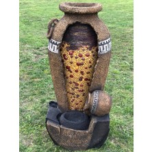 Hasyılmaz LED Aydınlatmalı Dekoratif Kırık Küp Şelale 126X46X40CM DW72001 - Feng Shui Çeşmesi