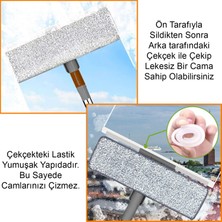 Turuncu Koli Yumuşak Silikon Mop Duvar Tavan Köşe Yer Silme Paspası