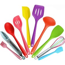 Xinhang Silikon Pişirme Eşyaları Set Mutfak Fırça Klip Kaşık Spatula Kepçe Yumurta Çırpıcı Mutfak Eşyaları Set 10/11 Adet Pişirme Araçları | Pişirme Aracı Setleri (Yurt Dışından)