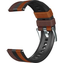 GZPLZ Huawei Watch Gt 3 Pro Için Akıllı Bileklik Bandı - Kahverengi Siyah (Yurt Dışından)