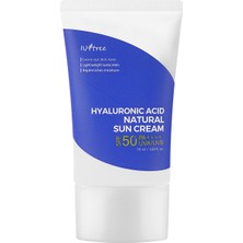 Isntree Hyaluronic Acid Natural Sun Cream (Hyalüronik Asitli Fiziksel Güneş Koruyucu Krem) 50 ml
