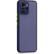 Microcase Xiaomi Poco X3 Gt London Serisi Darbeye Dayanıklı Kılıf - Buzlu Mavi