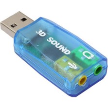 Robada 5.1 Sound USB Ses Kartı Virtual 3D Çevirici Dönüştürücü