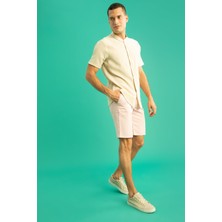 DeFacto Regular Fit Basic Bermuda Şort R4324AZ22SM