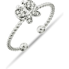 Argentum Concept 925 Ayar Gümüş Kelebek Figürlü Burma Yüzük - Y013201