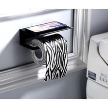Hzm Collection Metal Banyo Wc Kağıt Rulo Peçetelik, Tuvalet Peçete Askılığı