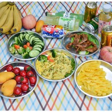 Remiel 5 Parça Açık Alüminyum Alaşım Tabakları Kamp Piknik Barbekü Yemeği (Yurt Dışından)