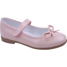 Papuç Sepeti Ortaç 2079 Kız Çocuk Balerin Cırtlı Rugan Babet Ayakkabı