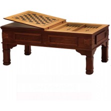 Mobilya Baba Fluke Ceviz Açılır Tavla Orta Sehpa