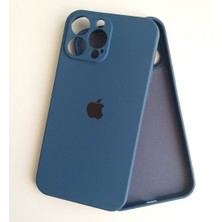 Gritty iPhone 13 Pro Max Uyumlu Lansman Içi Kadife Kamera Korumalı Silikon Telefon Kılıfı