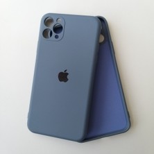 Gritty iPhone 11 Pro Max Uyumlu Lansman Içi Kadife Kamera Korumalı Silikon Telefon Kılıfı