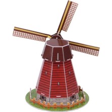 p parti oyunevi Holland Windmill 3D Puzzle 20 Parça Yapboz Maket