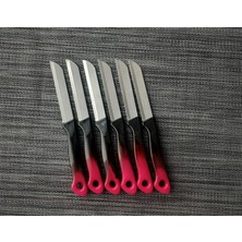 Solingen Meyve Sebze Bıçağı Pembe-Siyah 6'lı