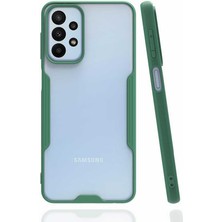 Kılıfmania Samsung Galaxy A23 Kılıf Kamera Korumalı Colorful Kapak - Yeşil