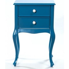 Mobilya Baba Branch Mavi Komodin Telefonluk