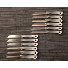 Solingen Meyve Sebze Bıçağı Gri-Beyaz 12'li