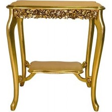 Mobilya Baba Saksılık Yan Sehpa Özmen - Altın Yaldız