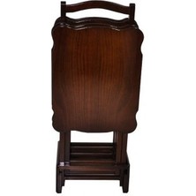 Mobilya Baba Wolf Kare Ceviz Çanta Zigon Takımı