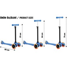 Shınaro Twister 3 Tekerlekli Scooter-Kırmızı