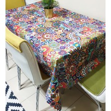 Körfez Kırlent India Patchwork Desen Masa Örtüsü