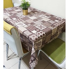 Körfez Kırlent Çini Patchwork Desen Masa Örtüsü