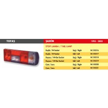 Mars Stop Lamba Camı Fıat Dkş Tofaş Şahin / Sağ (1993-2002)