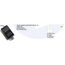 Ünüvar Tavan Lamba Geciktirme Rolesi 12V Dk 85012356