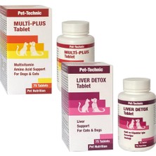 Pet-Technic Pet Technic Multi Plus Tablet + Liver Detox Tablet