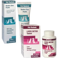 Pet-Technic Pet Technic Biotin Zinc Pasta + Liver Detox Tablet