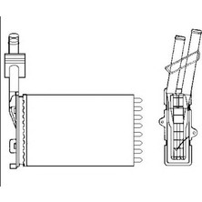 Kale Kalorifer Radyatörü Renault 21 Opt/mngr/conc. 2 Sıra Al+Pl Sistem