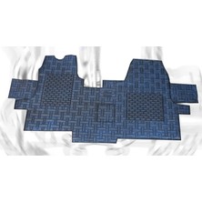 Leopar Ticari Paspas Kauçuk Bezli Ford Transıt V347 Yeni Model Minibüs(Vites Kol Yeri Kapalı) Mavi