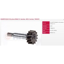 Anka Kilometre Dişlisi (13 Diş, Kahve) Renault R12