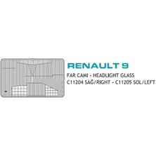 Ayfar Far Camı Renault R9 Sağ 1981-1984