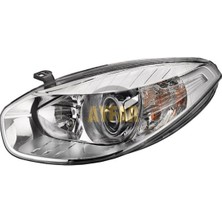 Ayfar Far Krom Çerçeveli Mercekli Motorlu Sağ Renault Fluence  ( 2013 ›  )