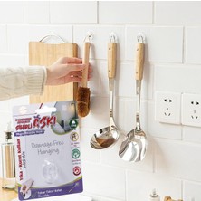 Nzb Kendinden Yapışkanlı Kapı Askılığı Duvar Banyo Mutfak Askısı