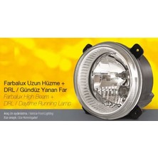 Ayfar Far  Çap 130 Uzun+Drl, H1 P21W Uzun Hüzme Far Ford Cargo Gündüz Farlı