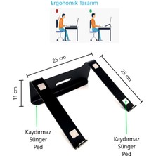 Newolexx Tüm Modellere Uyumlu Laptop Standı Metal Notebook Soğutucu