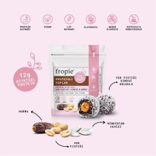 Hindistan Cevizi Kaplı, Yer Fıstığı Ezmesi & Hurmalı Protein Topları - 80 g
