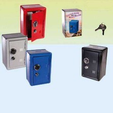 Nefertiya Metal Kilitli Kasa Şeklinde Kumbara