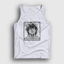 Presmono Unisex Beyaz Cool Anime Hanma Baki Atlet