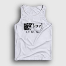Presmono Unisex Beyaz Eren Yeager Flowers Anime Attack On Titan Atlet