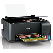 Epson A4 Renkli L3211 Inkjet Yazıcı Tarayıcı Fotokopi USB 2.0 Tanklı Mürekkep Set Hediyeli