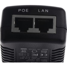 Loviver 48V 0.5A Cctv Ip Kamera Için Enjektör Eternet Besleği Bülteli 802.3AF Enjektör Poe Anahtarı Ethernet Adaptörü (Yurt Dışından)