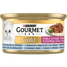 Berlin Shop Gold® Çifte Lezzet Okyanus Balığı&sebzeli Yaş Kedi Maması 85 gr